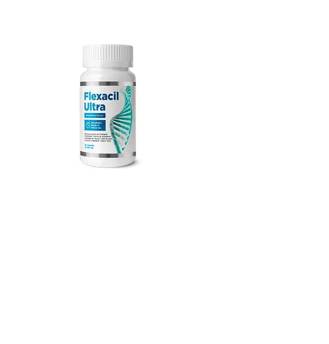 Etiqueta de Flexacil Ultra mostrando los ingredientes